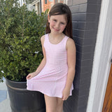 SARA GRACE TENNIS DRESS - PINK GINGHAM