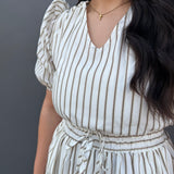 THE SAVANNAH DRESS - BROWN