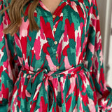 GRACELYN DRESS - A TWIST OF PINK