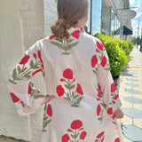 BERRY ROSE' CAFTAN DRESS