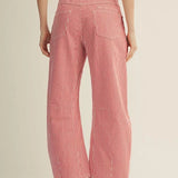 RED/WHT STRIPED PANTS