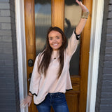 THE VICTORIA SWEATER - BLUSH