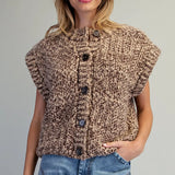 CHUNKY COCOA SWEATER VEST