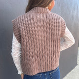 MOCHA MOUSSE SWEATER VEST
