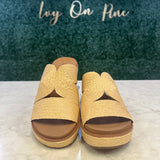 GOLDEN HOUR WEDGES - NATURAL