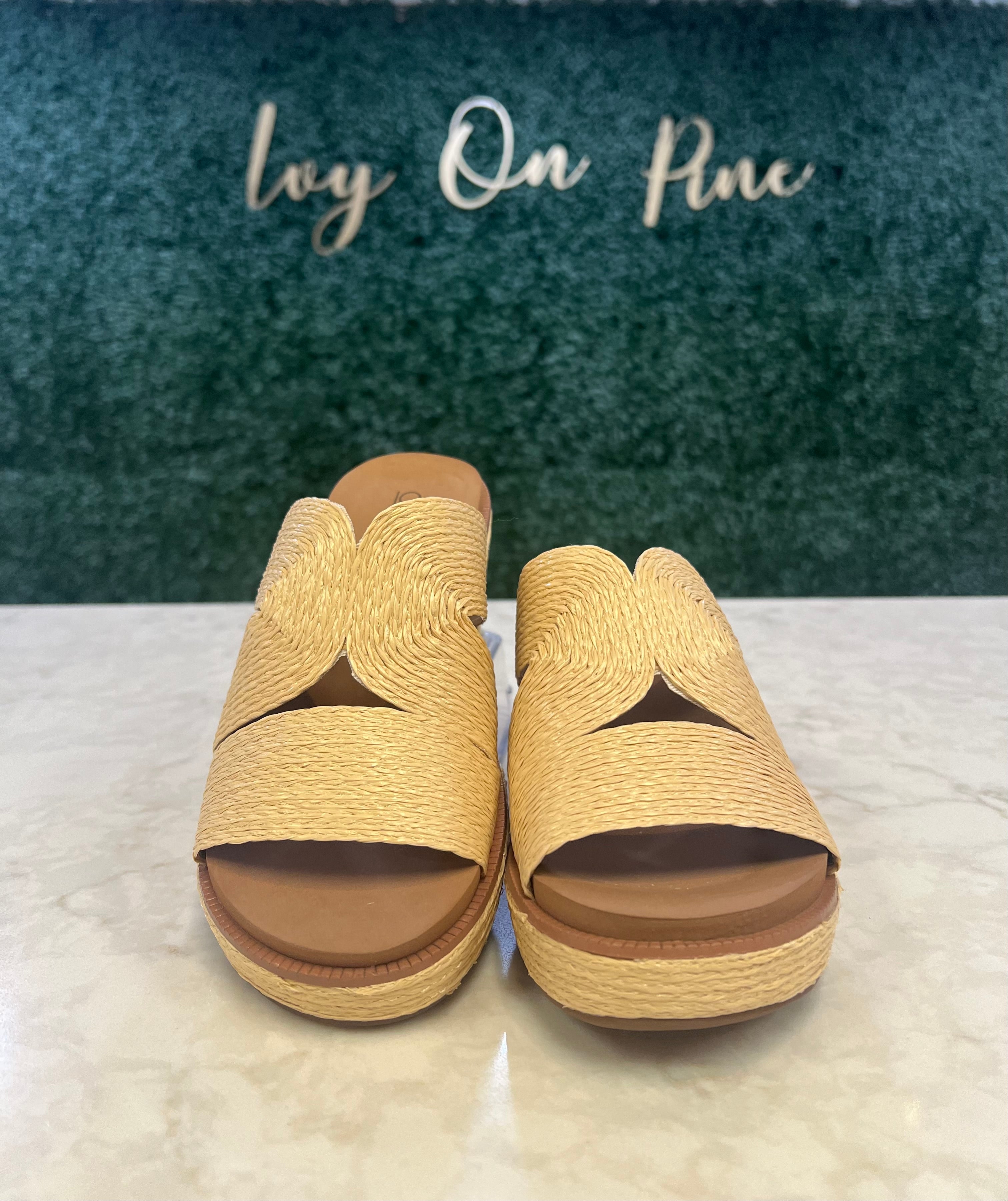 GOLDEN HOUR WEDGES - NATURAL