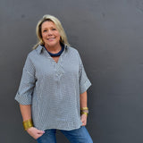 THE NAVY MADELYN TOP