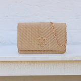 BRYN CLUTCH/CROSSBODY - NATURAL