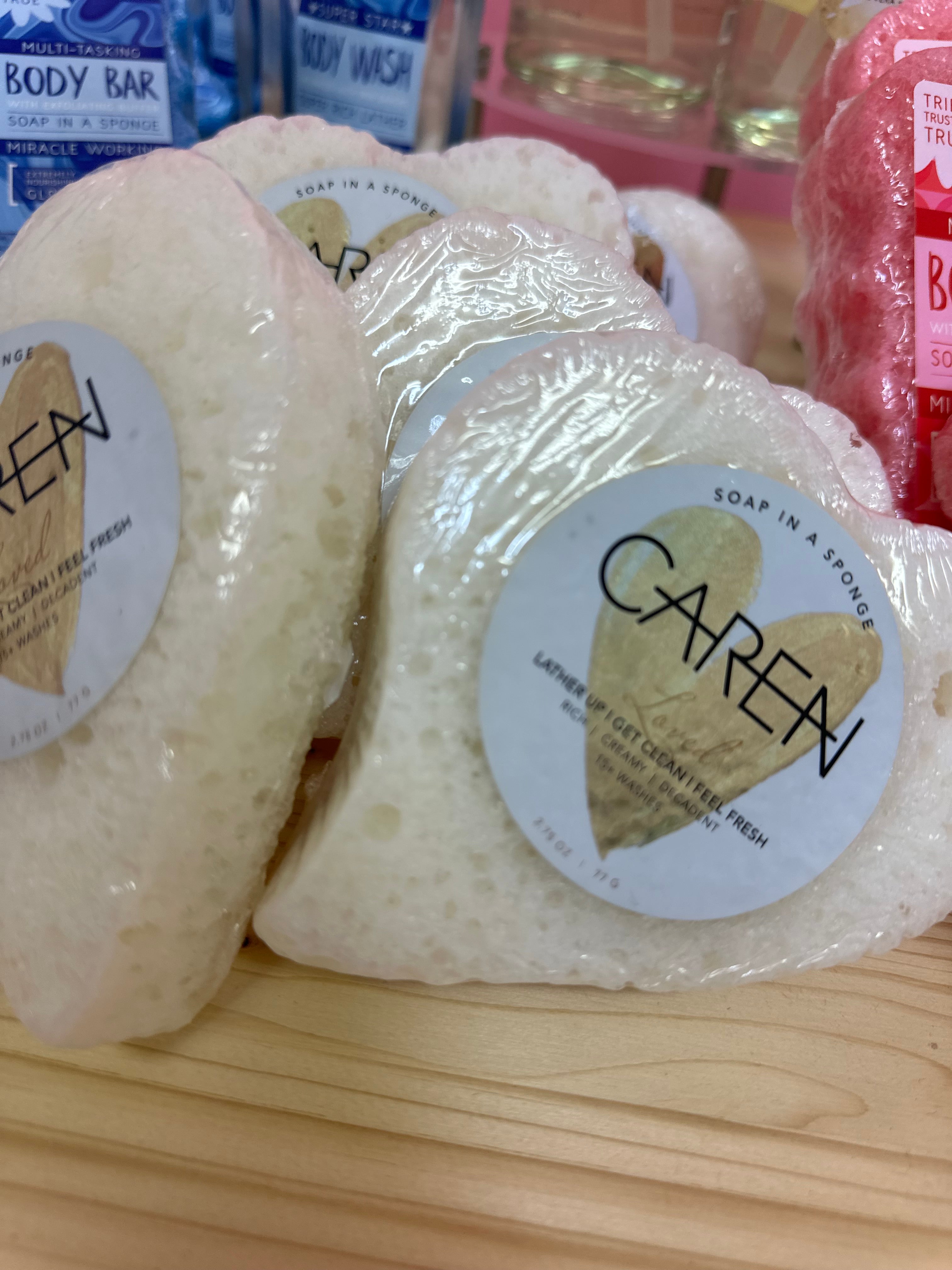 SHOWER SPONGES