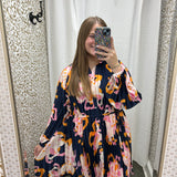 CELIA PLEATED DRESS