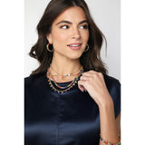 WILDER GEMSTONE DRIP NECKLACE - MULTI