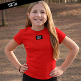 YOUTH LM BABY DOLL TOP - RED