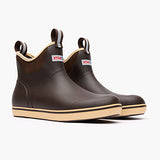 MEN'S ANKLE DECK BOOT-CHOCOLATE TAN