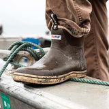 MEN'S ANKLE DECK BOOT-CHOCOLATE TAN
