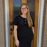 THE BLACK BOW DRESS