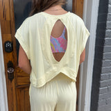 LADIES VISCOSE SET - LEMON