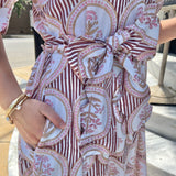 MEDALLION FLORAL GRACE DRESS