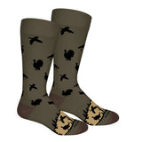 BROWN DOG SOCKS - WILD TURKEY/SAGE