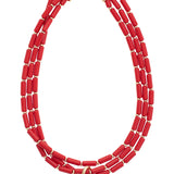 UGA MULTI STRAND BEADED NECKLACE