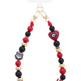 UGA BEADED WRISTLET