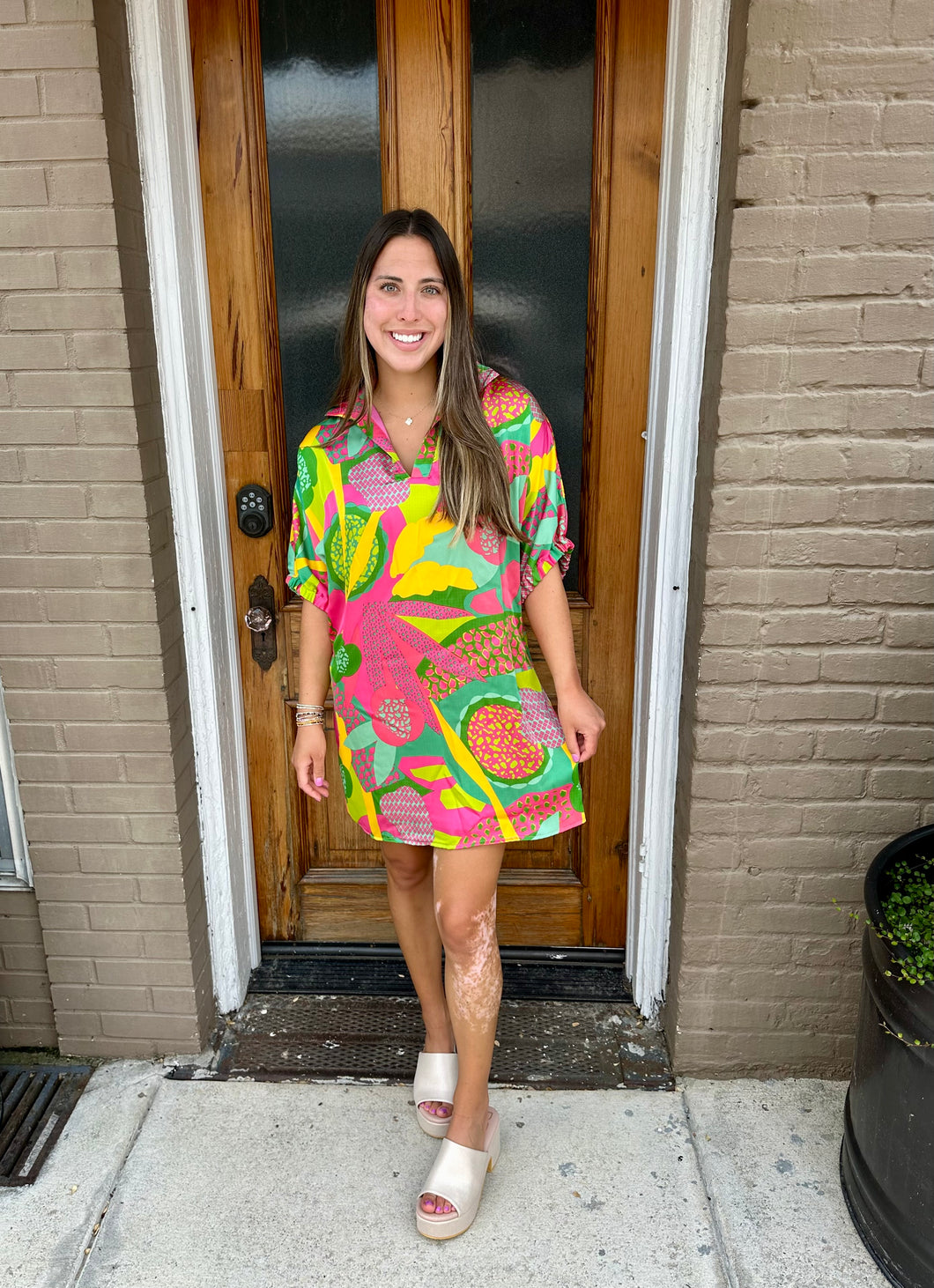 CHARLOTTE TROPICAL DRESS