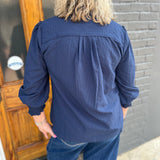 PRETTY & PLAIN TOP - NAVY