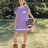 LANDRY GAME DRESS - LAVENDER