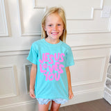 GIRLS JESUS LOVES YOU - MINT