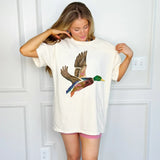 FLYING MALLARD TEE - IVORY