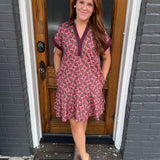 THE MAGAN DRESS - WINE