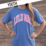 YOUTH LM DOT FLO BLUE TEE