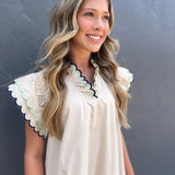 THE MILEY DRESS - BEIGE