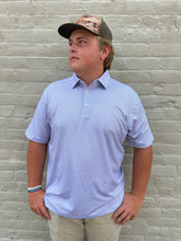 Load image into Gallery viewer, GEN TEAL PRINTED POLO
