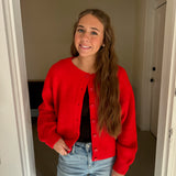 THE KIMBERLY CARDI - RED