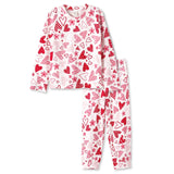 GIRLS VALENTINE PJ'S