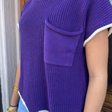PURPLE RAIN SWEATER