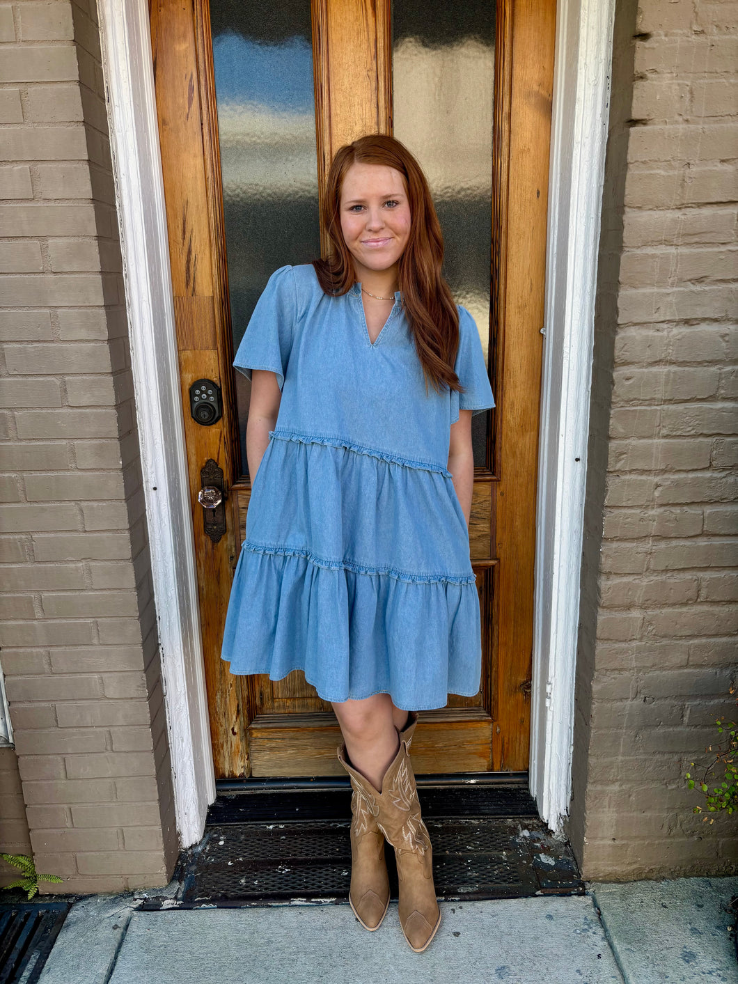 THE EMMA DENIM DRESS