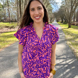 PURPLE RAYNE TOP
