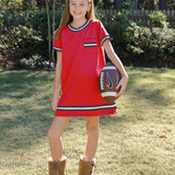LANDRY GAME DRESS - RED