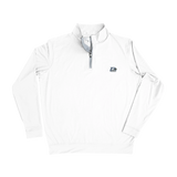 GSU PULLOVER QUARTER ZIP - WHITE