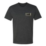 THREE TURKEYS TEE - CHARCOAL