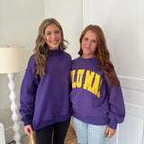 LULUMAC SWEATSHIRT - PURPLE/YEL