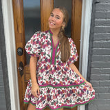 THE GAIL DRESS - PLUM