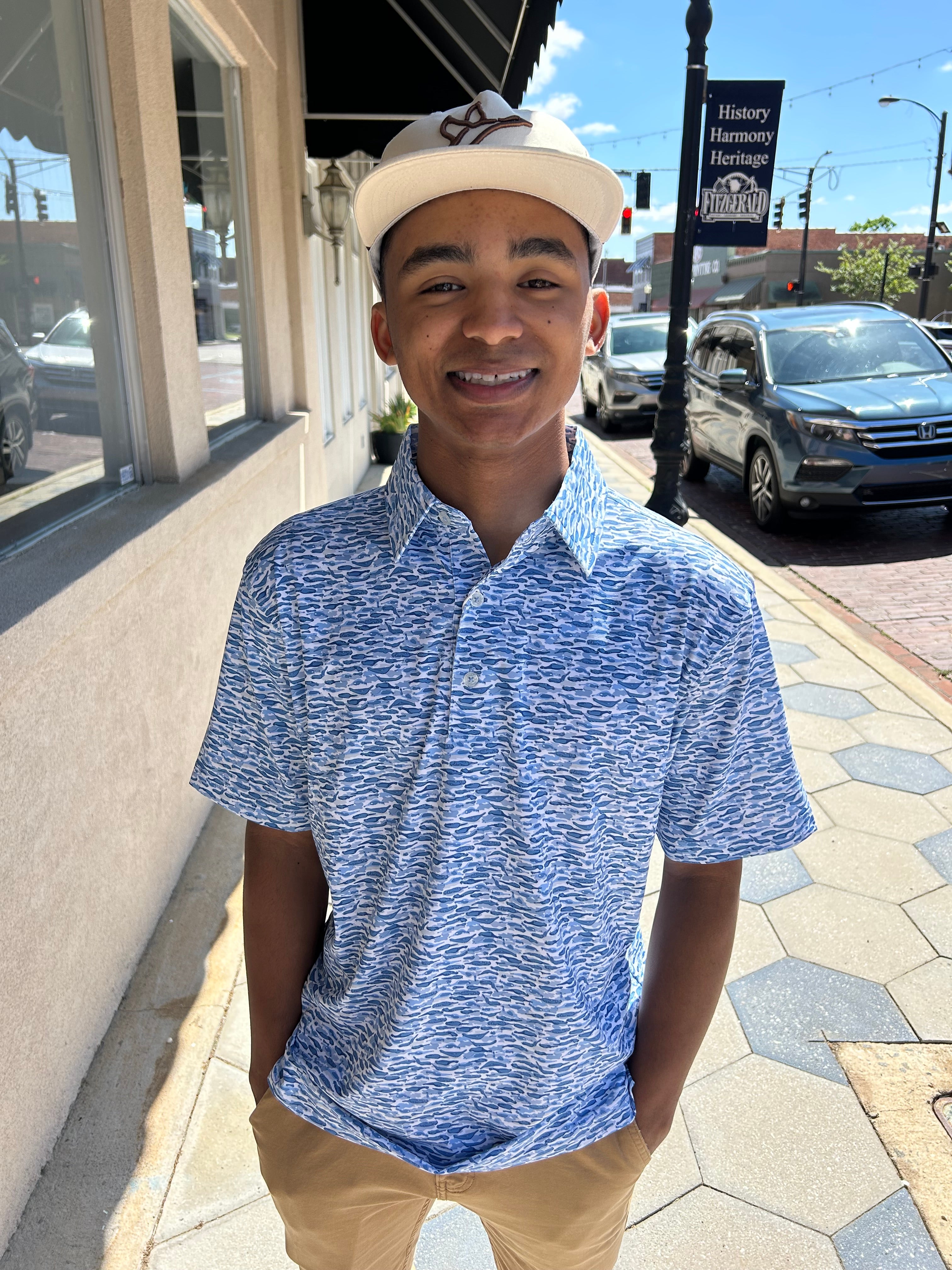BRRR PRINTED POLO