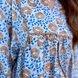 THE CHANDLER BLOUSE - CAMEL