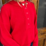 THE VERA RED SWEATER