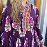 THE BELINDA DRESS - PLUM