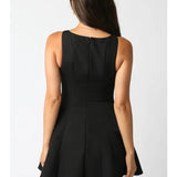 THE EDEN FLARE DRESS - BLACK
