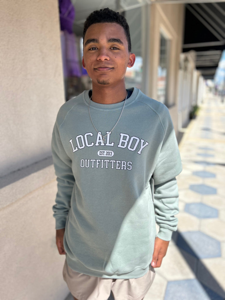 COLLEGIATE COTTON CREWNECK