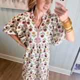 THE HARVEST MIDI DRESS - WHT